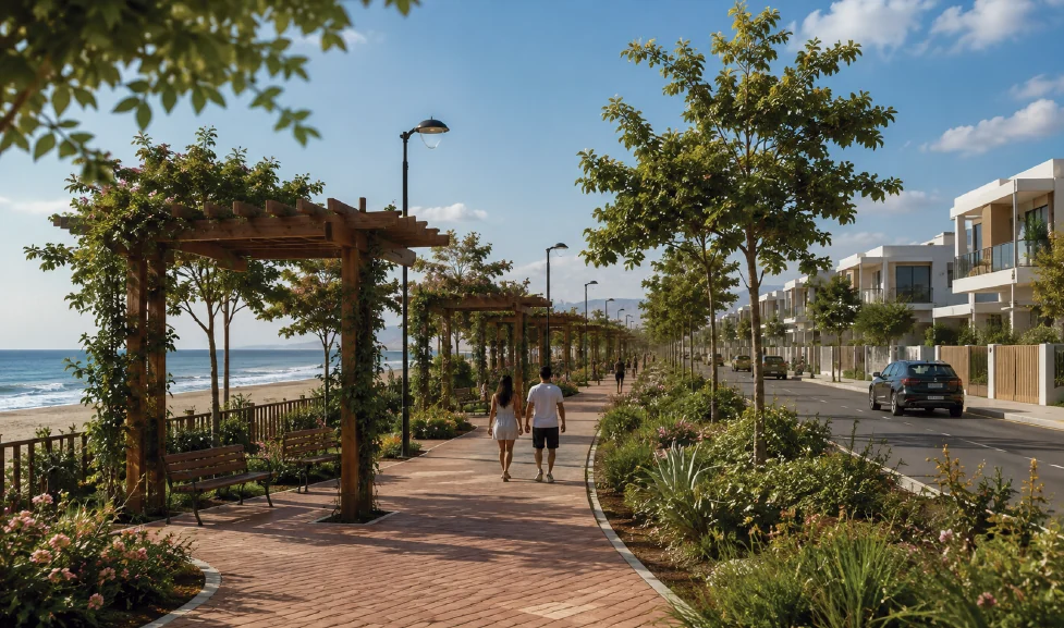 Vías internas proyectadas en Sol y Mar de Chilca